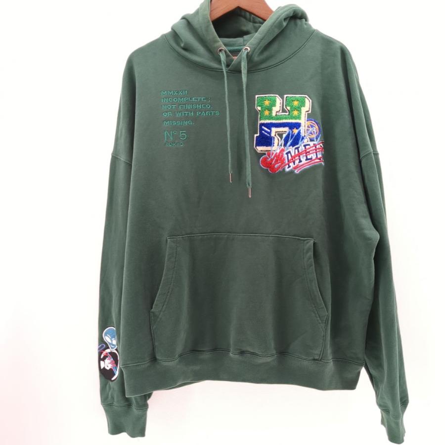 genzai ヒステリックグラマー ゲンザイ GZ1184 パーカー グリーン SIZE