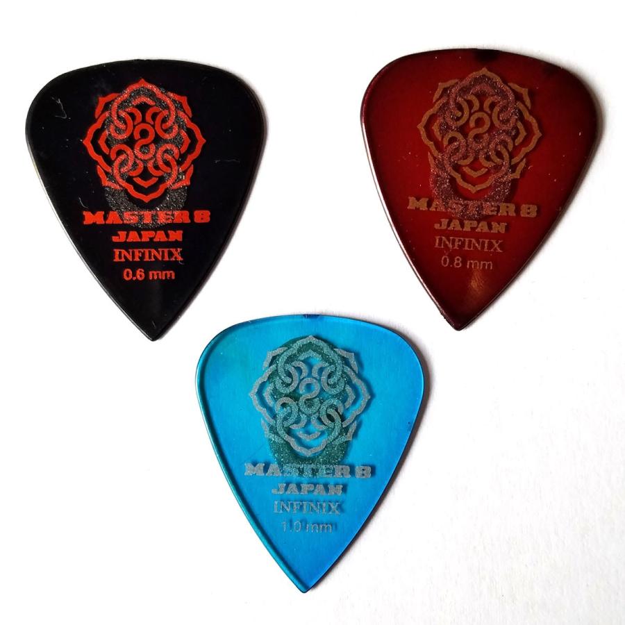 MASTER 8 ピック インフィニックス ティアドロップ ハードグリップ