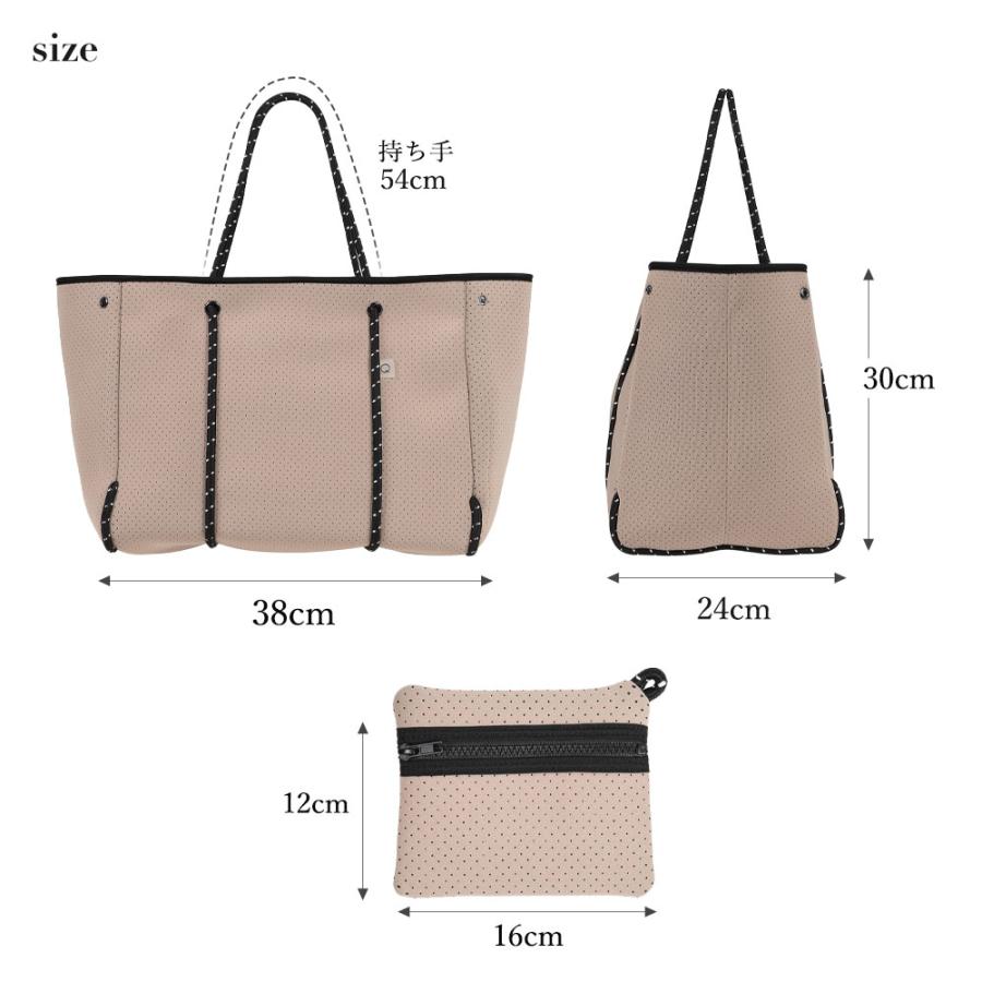 q bag paris マザーズバッグ トートバッグ ネオプレーン 軽い 大容量