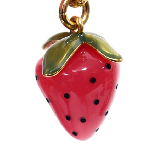 COACH（コーチ） キーホルダー レジン メタル ストロベリー いちご 苺