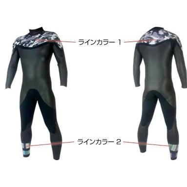 ウェットスーツ セミドライ オーダー 5mm3mm ロングチェストZIP 日本製