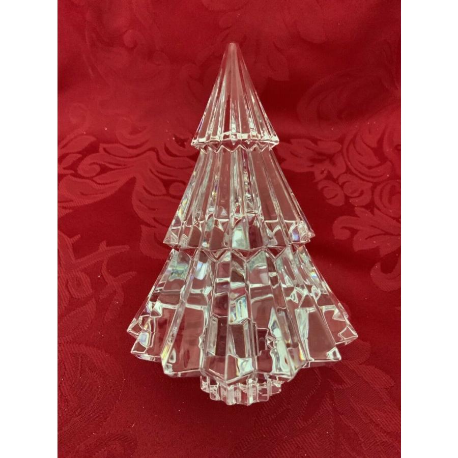 バカラ（Baccarat） 置物 クリスマスツリー ファイアー クリスタル