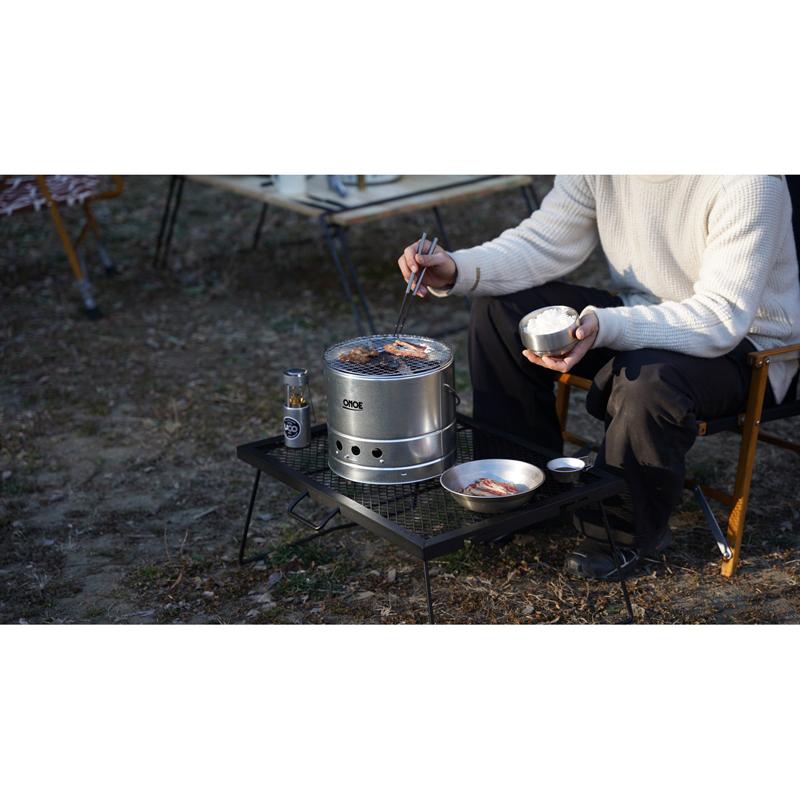 尾上製作所 七輪 火消し壺 日本製 アウトドア バーベキュー キャンプ