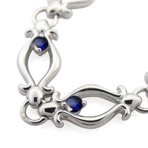 メンズ ブレスレット サファイア ブレス シルバー : PLEJOUR (プレ