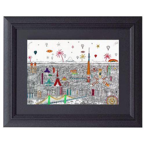 ドリーミー トーキョー/ヨハン・ペラトーネル(ミニフレームアート