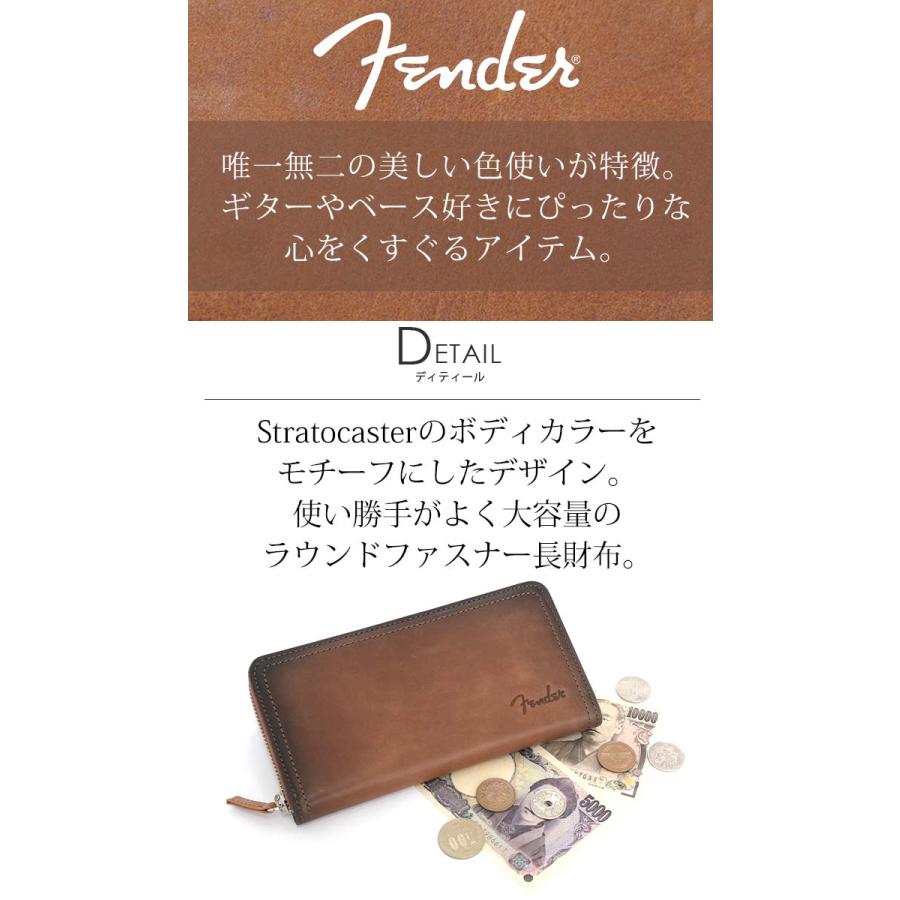 Fender（フェンダー） 長財布 Fender Stratocaster ラウンドファスナー