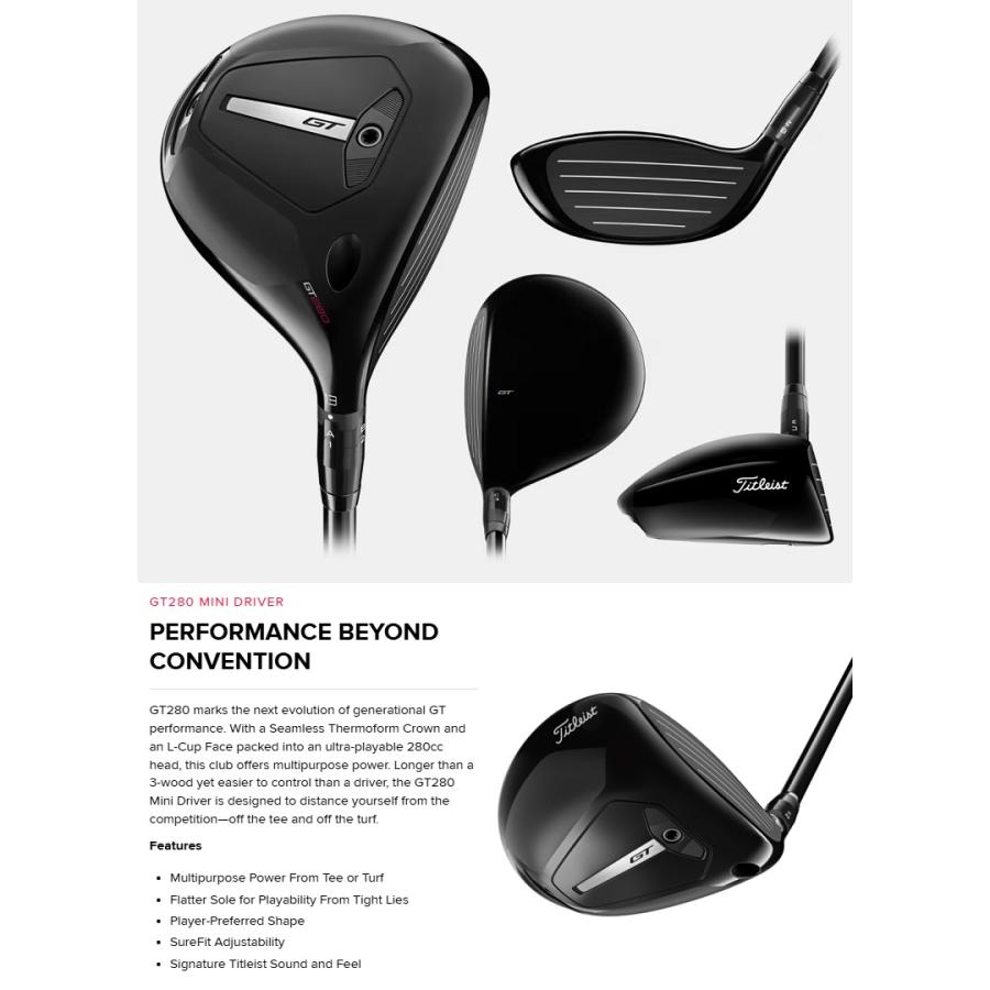 Titleist（タイトリスト） (レフティモデル) Titleist GT280 Mini