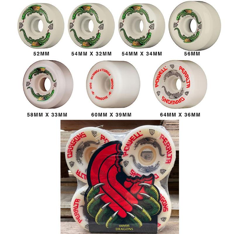 POWELL（パウエル） ドラゴン ウィール POWELL DRAGON FORMULA 64mm x