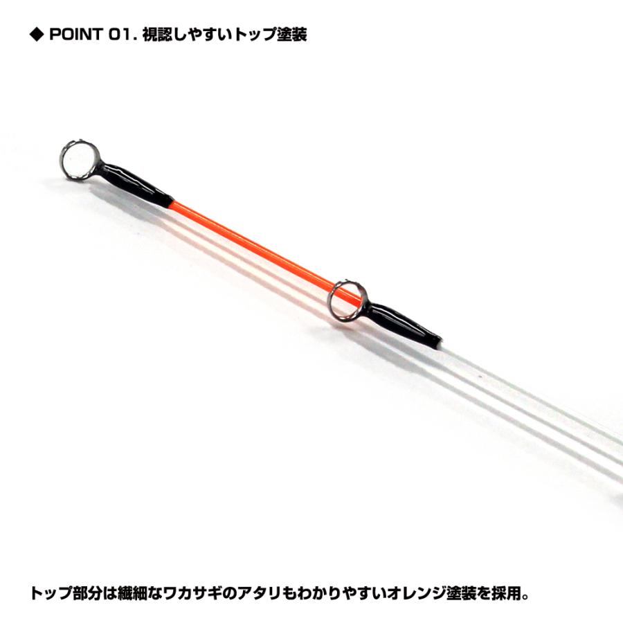 PROX（プロックス） 攻棚ワカサギスパイラル穂先 28/S (WSH528S