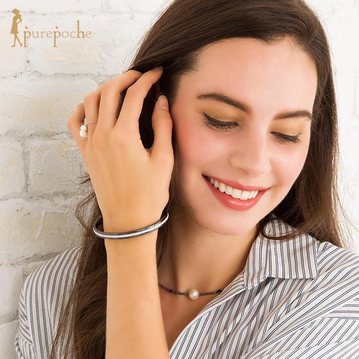 ブレスレット バングル クリスタルガラス セラミック : purepoche