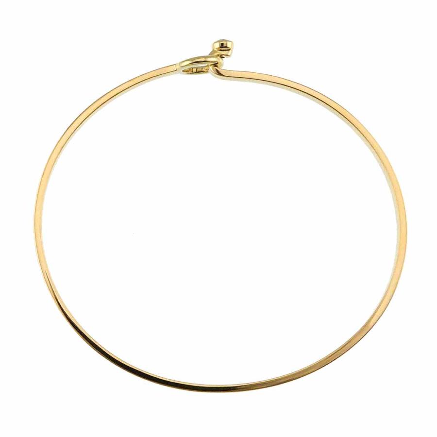 TIFFANY&Co.（ティファニー） フック&アイ サファイヤ バングル 17cm