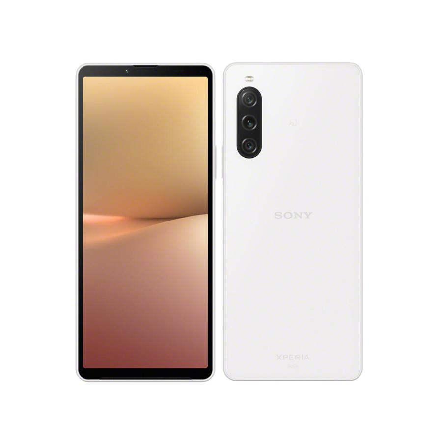 Xperia 「新品 未使用品 白ロム」SIMフリー Sony 10 V SOG11 ホワイト