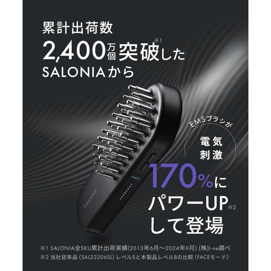 SALONIA（サロニア） 美顔器 ブラシ EMS リフトブラシ 3Dケア ギフト