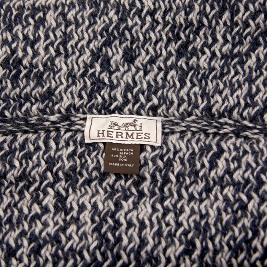 HERMES（エルメス） スヌード、ネックウォーマー アルパカ シルク
