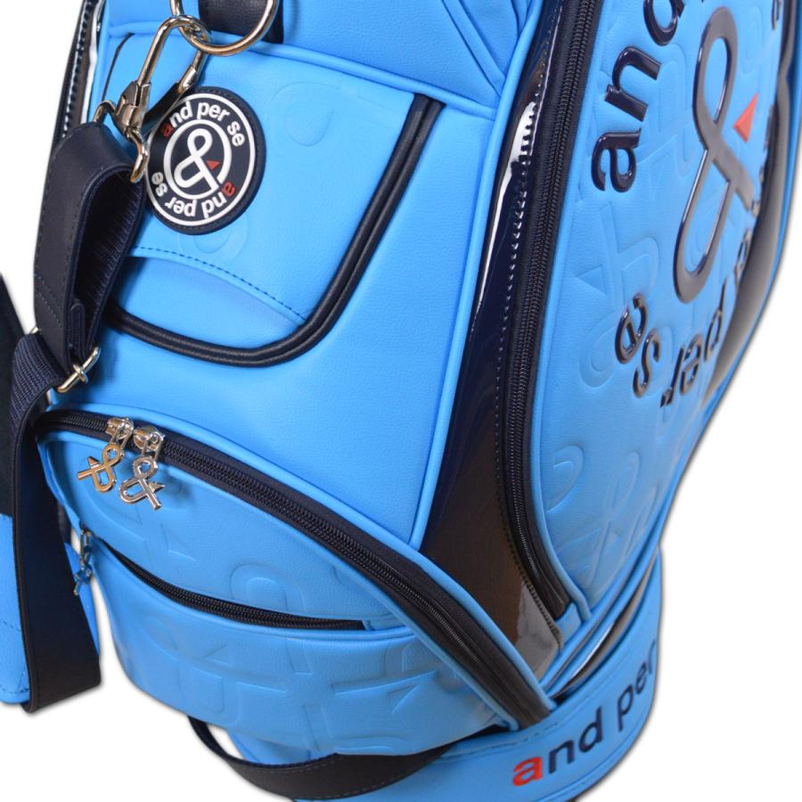 and per se（アンパスィ） キャディバッグ ゴルフバッグ ゴルフ メンズ