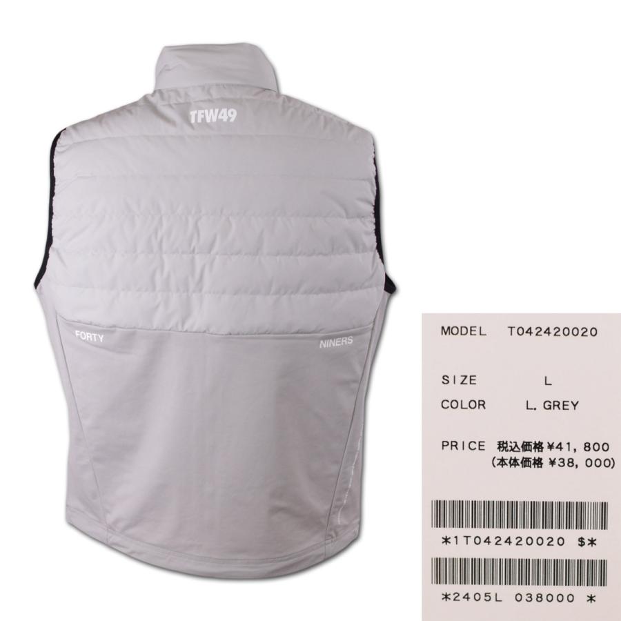TFW49 ダウンベスト ゴルフウェア メンズ セットアップ 防寒 冬 秋冬用
