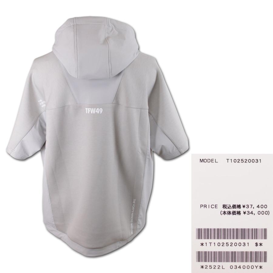 TFW49 半袖プルオーバー ゴルフウェア メンズ パーカー 秋冬用 黒 紺