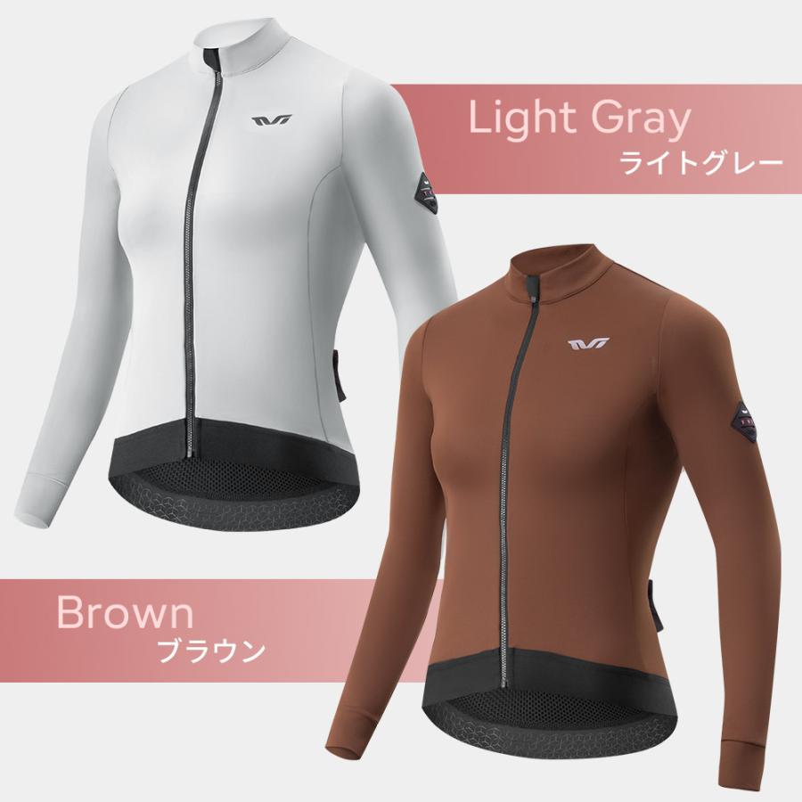 ROCKBROS サイクルウェア レディース 長袖 ジャージ サイクリング
