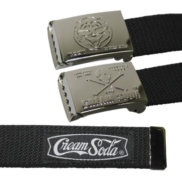 クリームソーダ（CREAM SODA） G.Iベルト 角ドクロ ティミーSILVER