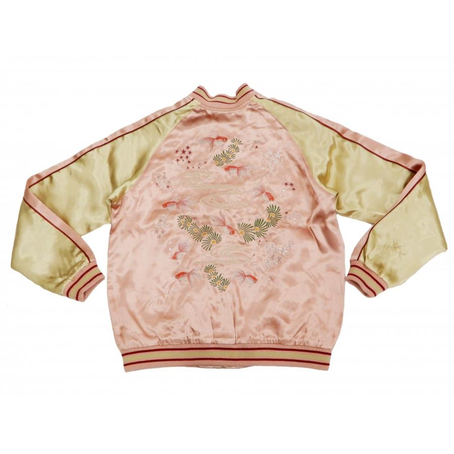 ジャパネスク スカジャン 3RSJ-049 金魚 刺繍 Japanesque メンズ