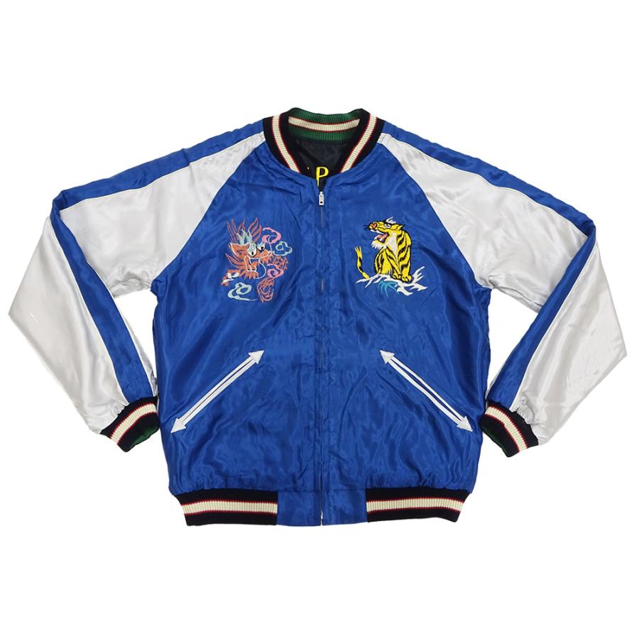 TAILOR TOYO テーラー東洋 スカジャン JAPAN MAP × GOLD DRAGON