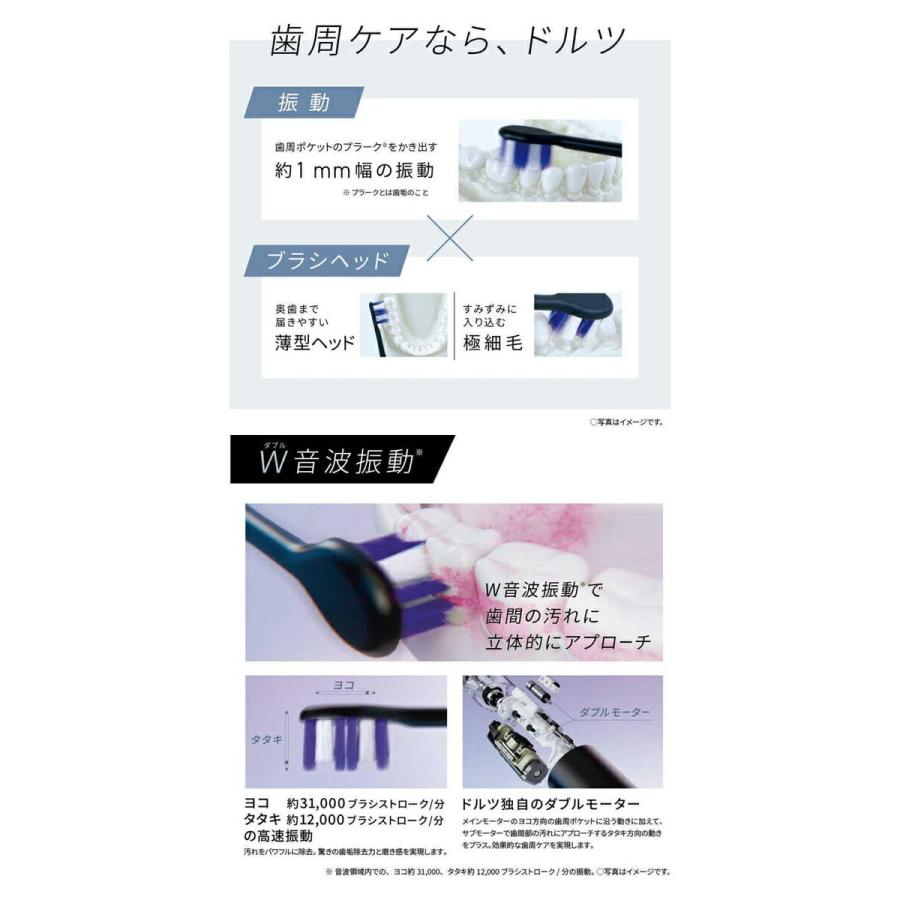 パナソニック 音波振動ハブラシ ドルツ EW-DT63-S デンタルケア 電動