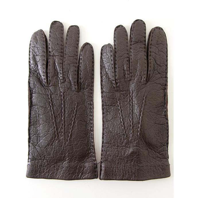 DENTS（デンツ） ペッカリーグローブ/革手袋/アンライニング ダーク