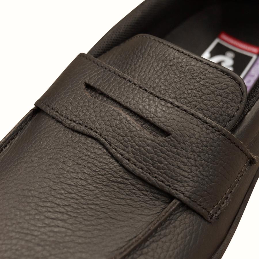 VANS（ヴァンズ） スケート ローファー レザー Rust Brown USモデル