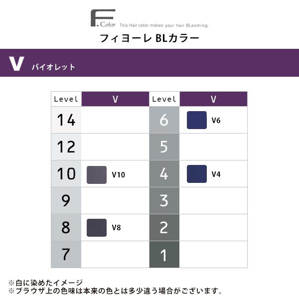 FIOLE（フィヨーレ） BLカラー 第1剤 バイオレット 120g|カラー剤 染毛