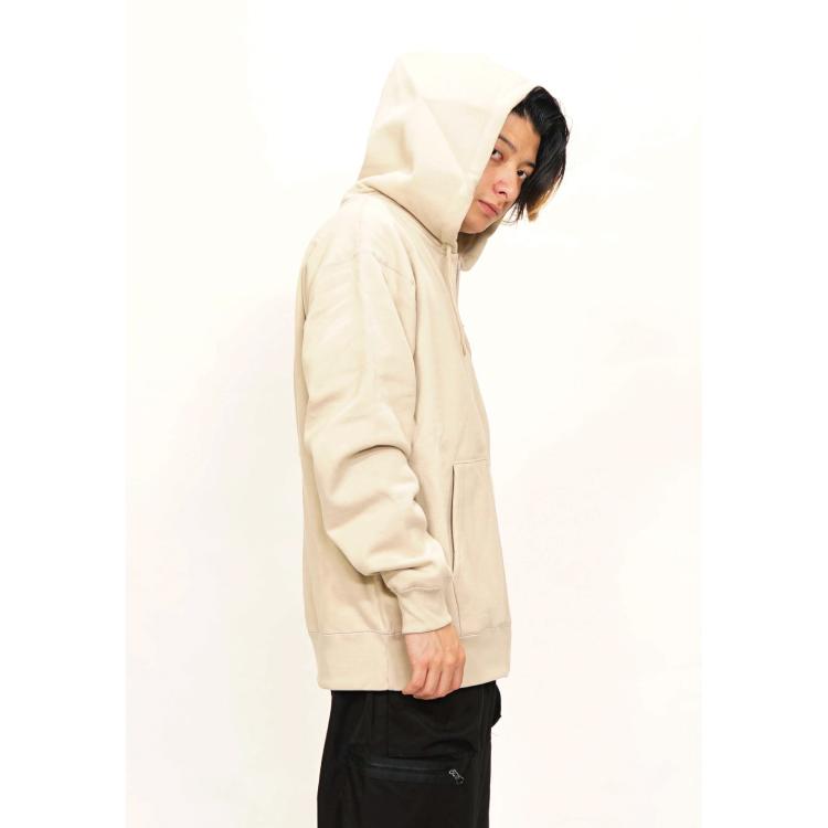 CROSS & STITCH パーカー 無地 パーカ 暖かい 裏起毛 厚手 12.4オンス