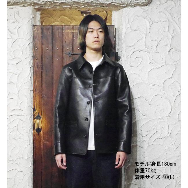 Y'2 LEATHER ワイツーレザー カーコート EC-76 エコホース レザー