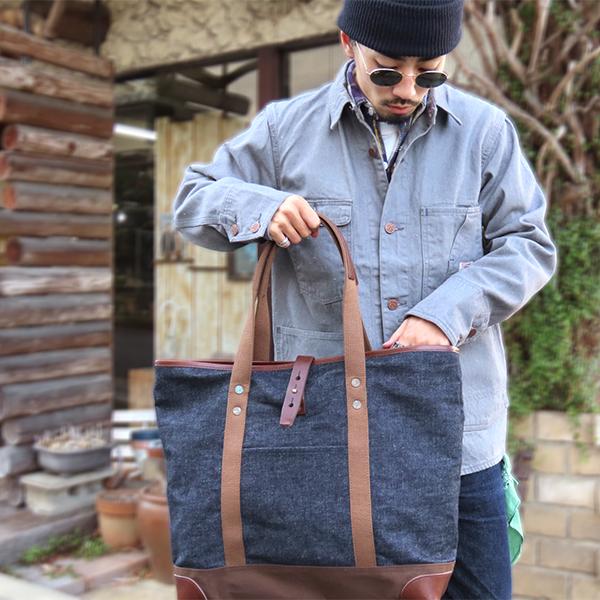 WAREHOUSE（ウエアハウス） デニム トートバッグ Lot 5212 DENIM TOTE