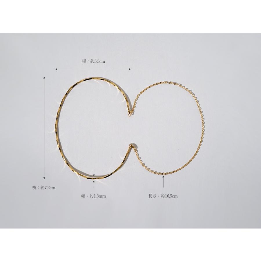 K18 ツイスト チェーン バングル レディース 18K 18金 ゴールド