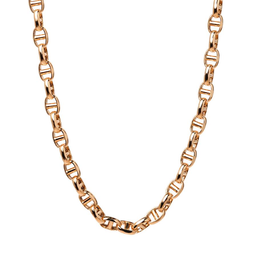 K18 スカル ネックレスチェーン 2.6mm チェーンネックレス メンズ