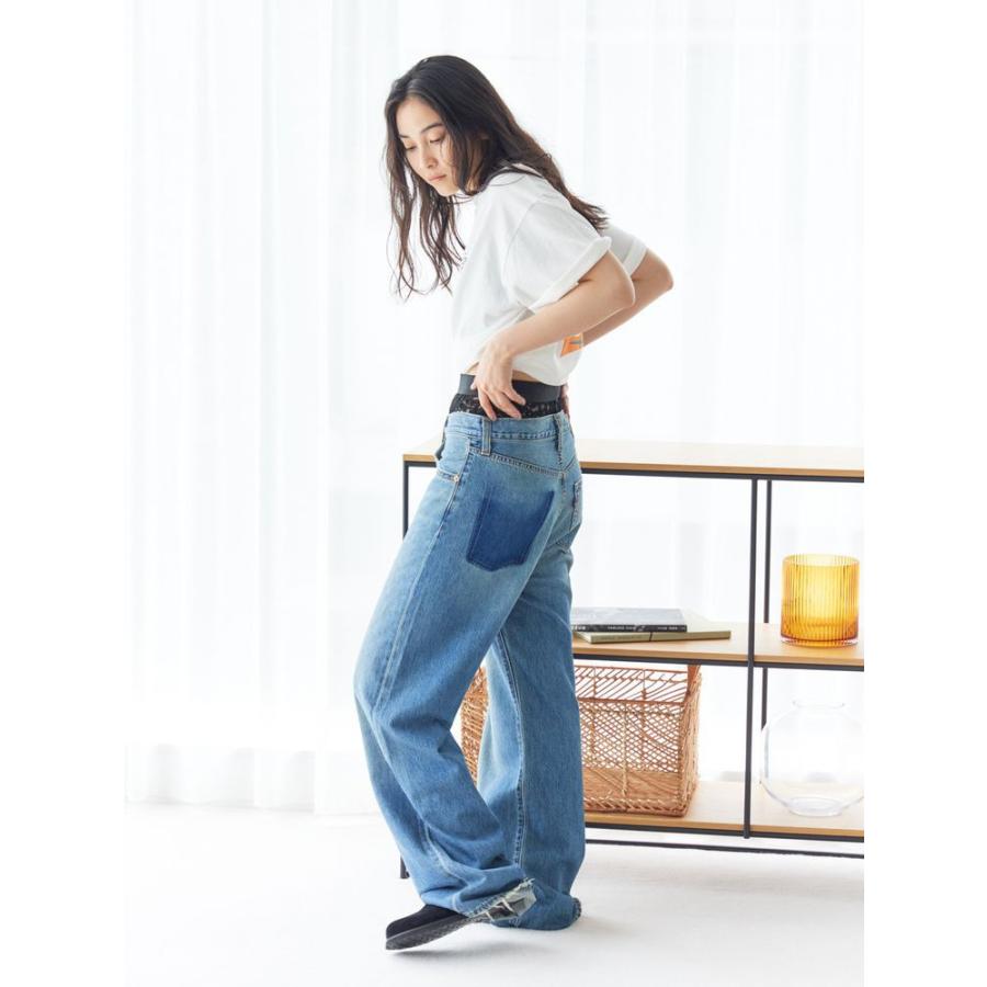 Ungrid（アングリッド） アングリット Levi's別注 RIBCAGE WIDE LEG