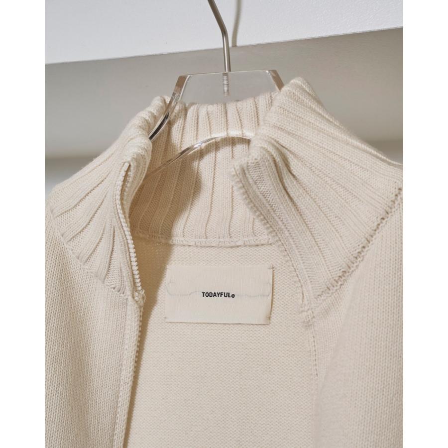 TODAYFUL トゥデイフル Compact Zip Knit コンパクトジップニット 即日