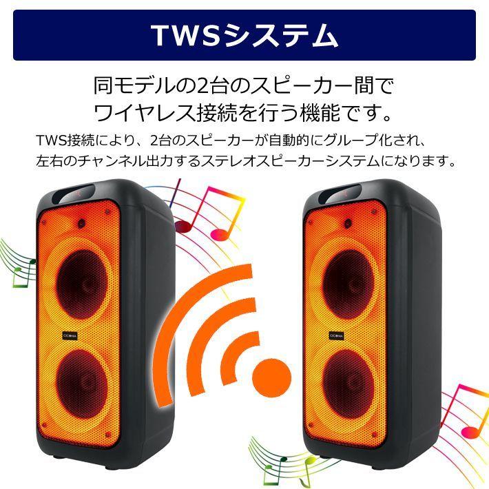 スピーカー 大型 イベント フレイムLEDパーティースピーカーCTEY-2080F