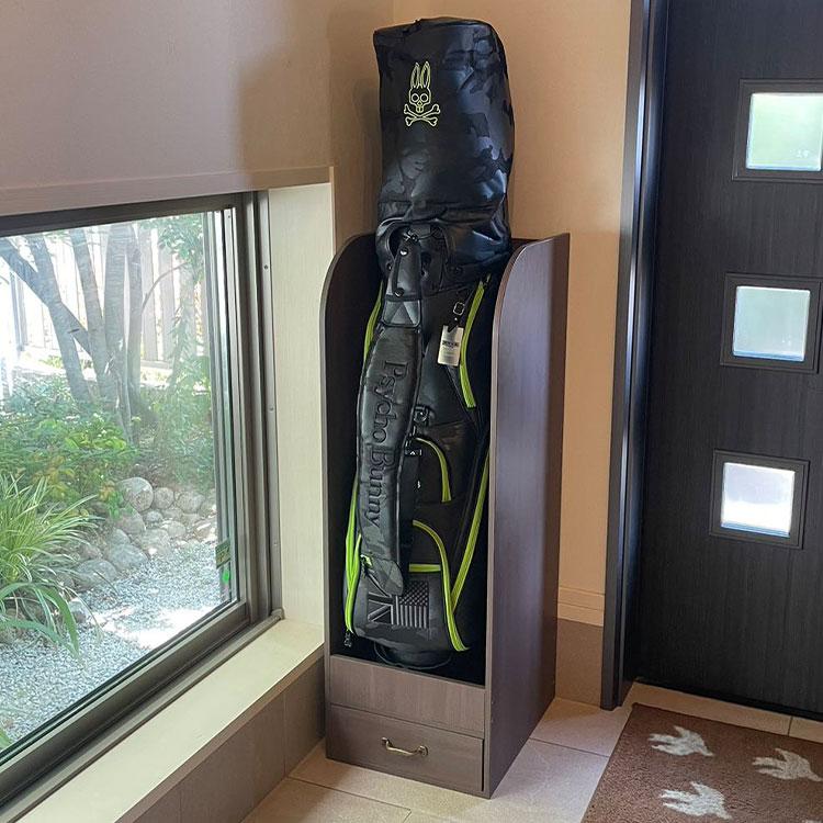 ゴルフバッグスタンド ゴルフバッグ 収納 棚 ラック ゴルフラック