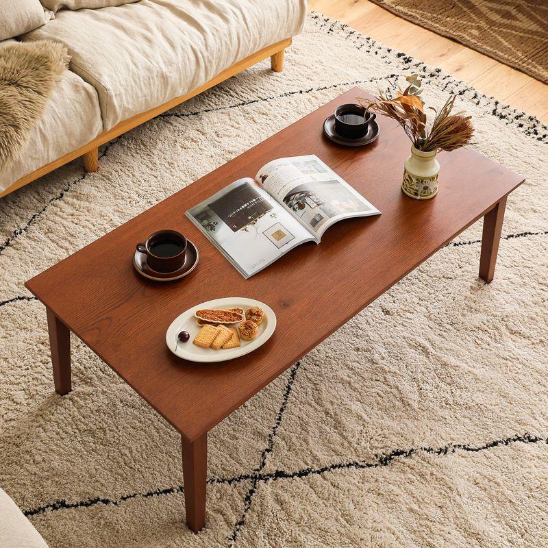 こたつテーブル FAM／RD ヴィンテージレッド 長方形 120×60cm オーク