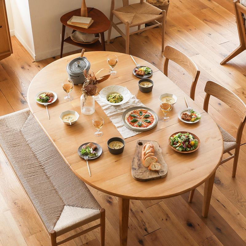 ダイニング 4点セット Aタイプ folk ダイニングセット テーブル 円形
