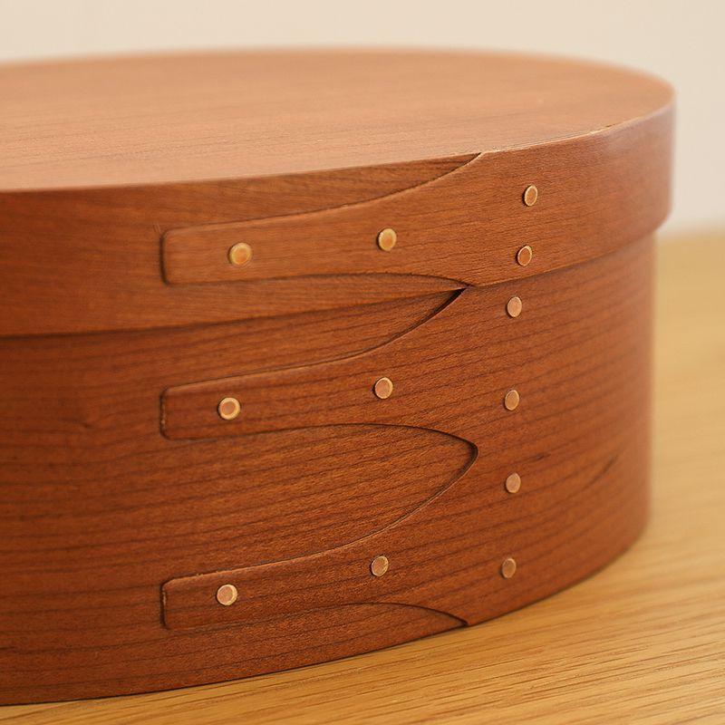 シェーカーボックス SSサイズ 収納 ボックス オーバル 楕円 木製