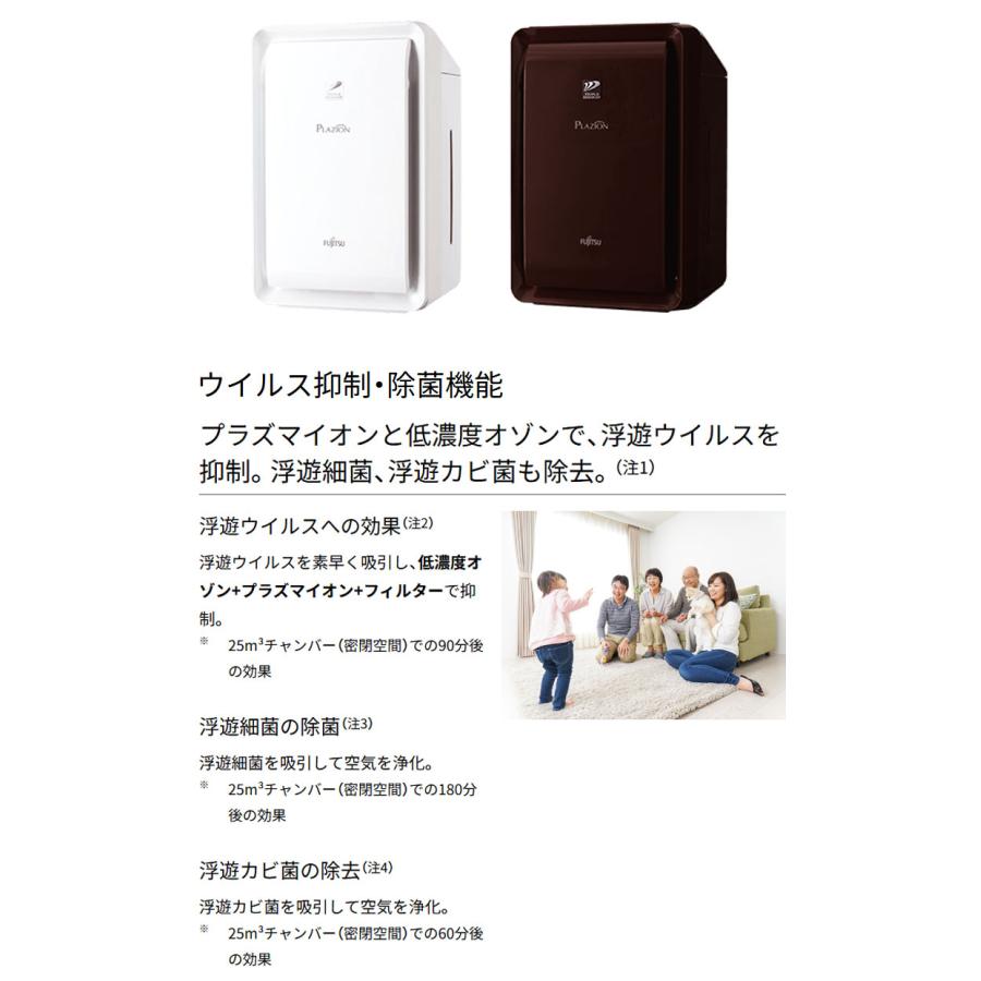 加湿脱臭機 プラズィオン 脱臭面積~20畳 富士通ゼネラル FUJITSU
