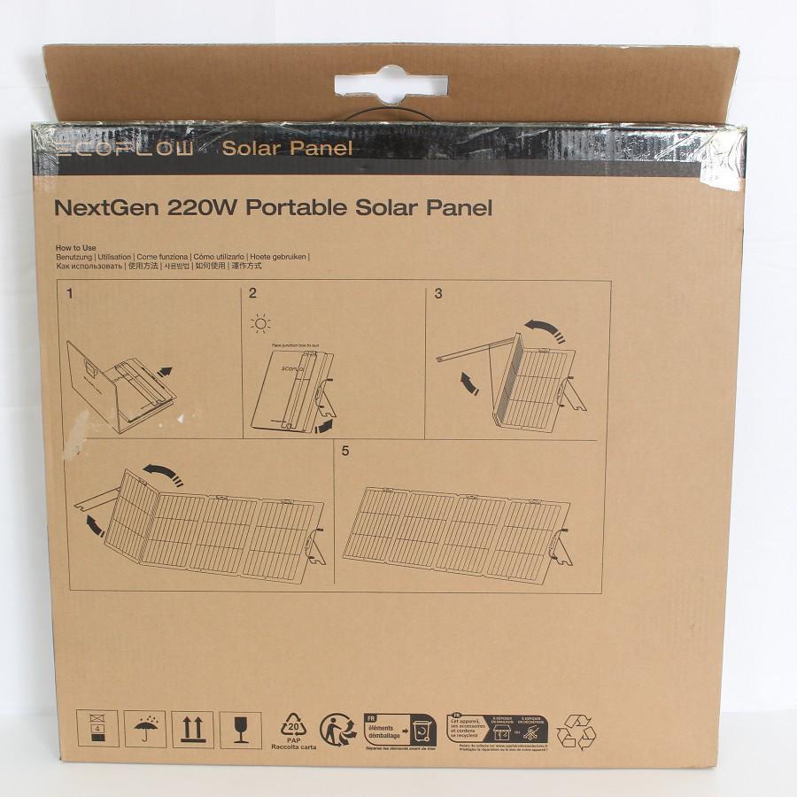 ボーナスストア+5％【新品】EcoFlow NextGen 220W Portable Solar