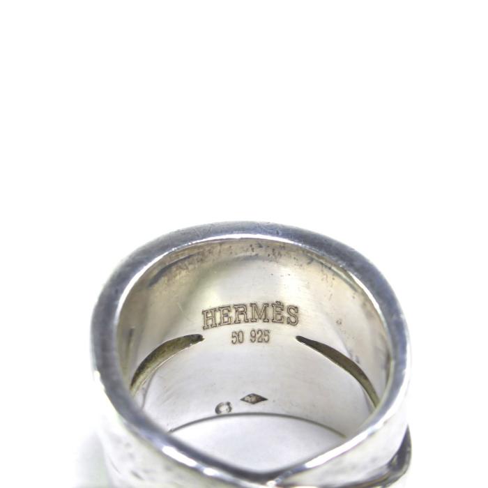 HERMES（エルメス） ヴィンテージ シルバー リング Ag925 指輪 ＃50