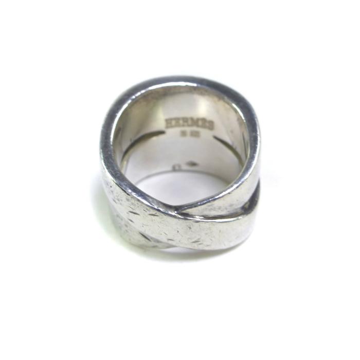 HERMES（エルメス） ヴィンテージ シルバー リング Ag925 指輪 ＃50