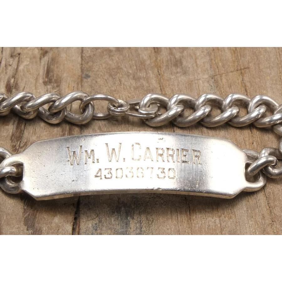 IDブレスレット ヴィンテージ シルバー 925 ジュエリー (B144