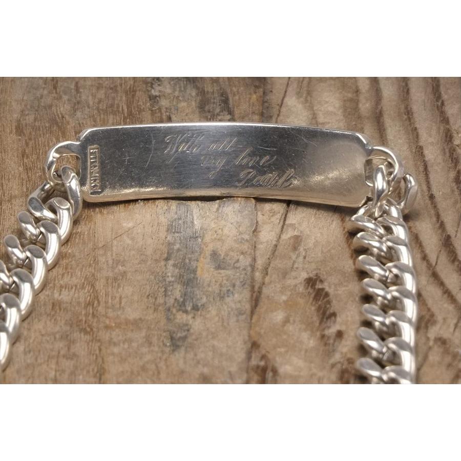 IDブレスレット ヴィンテージ シルバー 925 ジュエリー (B166