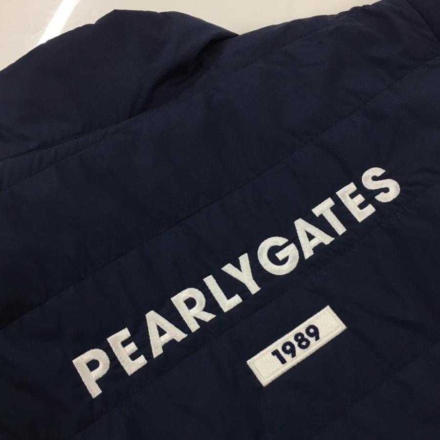 PEARLY GATES（パーリーゲイツ） 中綿リバーシブルジャケット ネイビー