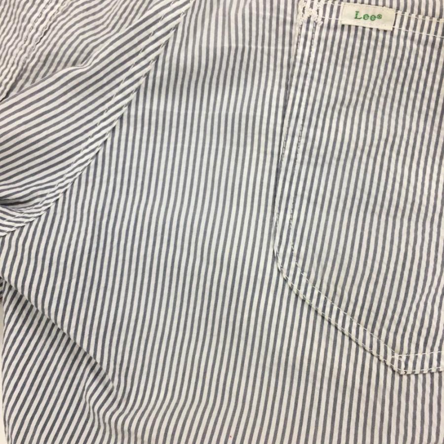 BEAMS（ビームス） ビームスゴルフ×Lee パンツ ネイビー×白 ストライプ