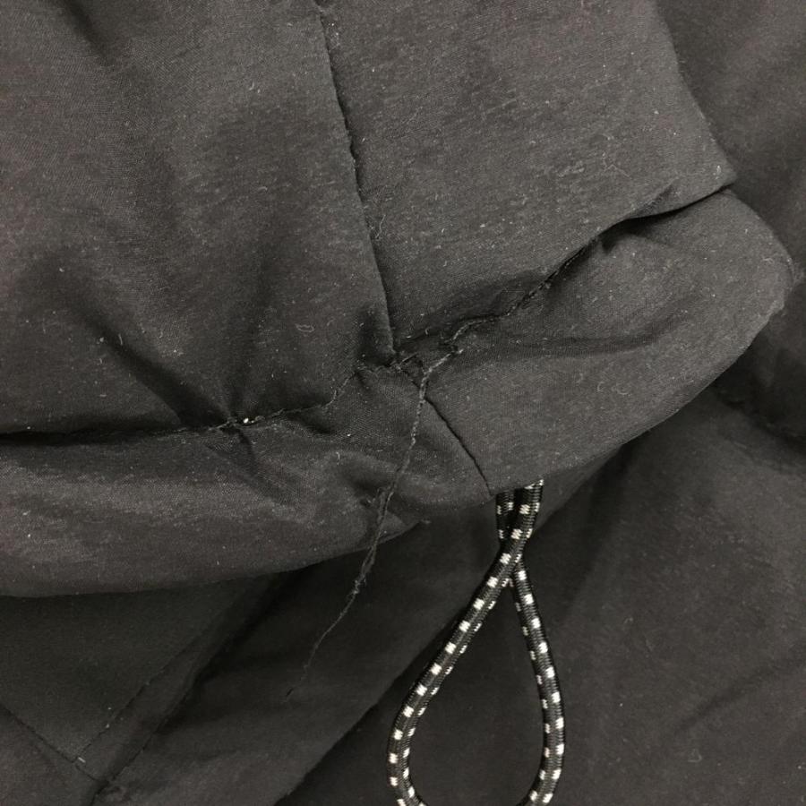 美品】ラッセルノ 2WAYダウンジャケット 黒 フードロゴ 内側総柄